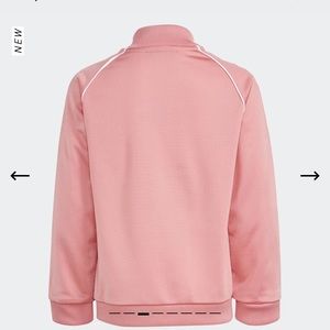 Adidas pink track suit top
